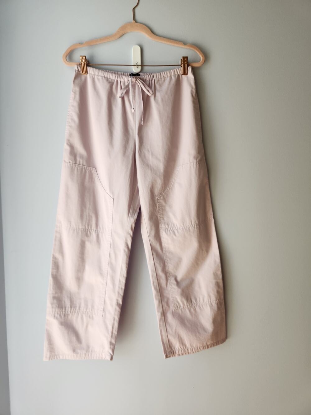 NWT J. Crew Petite Luna Pant In Cotton Poplin Pink Petite XXS